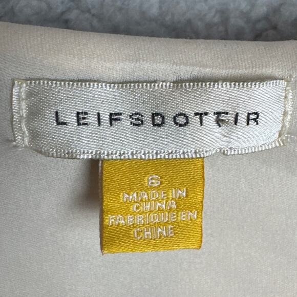 Leifsdottir Anthropologie Fit & Flare Quilted Dress Full Front Zip Size 6 Winter - Picture 7 of 9